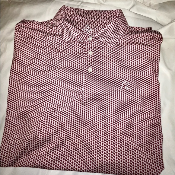 Rhoback Other - Rhoback Maroon Geometric Button Down Shirt (Texas)